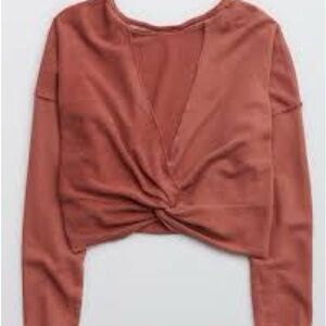 Aerie Weekend Pretty Back Sweatshirt